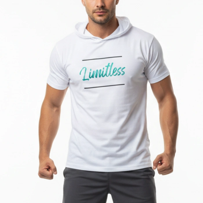 nutriking beyaz kolsuz hoodie